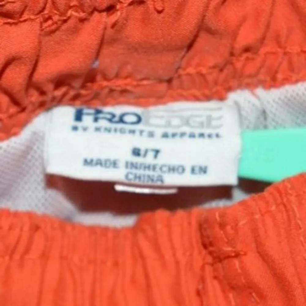 Clemson University Tiger Paw Boys Swim Trunks Bathing Suit Lined 6/7 Small